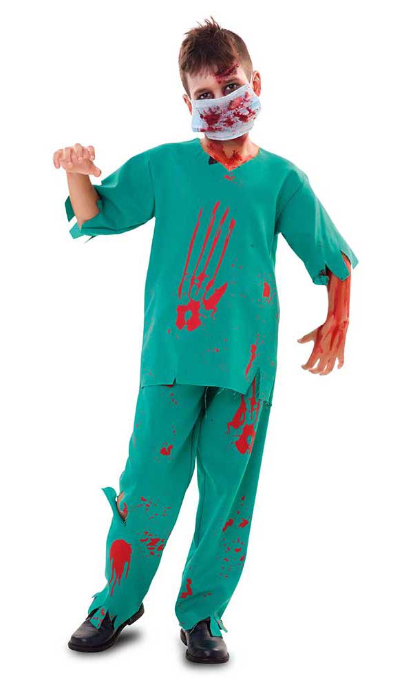 Costume Medico Zombie Bambino per Carnevale 989