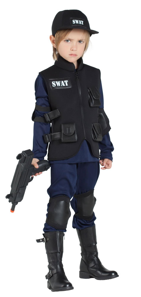 Costume da Poliziotto Swat Bambino