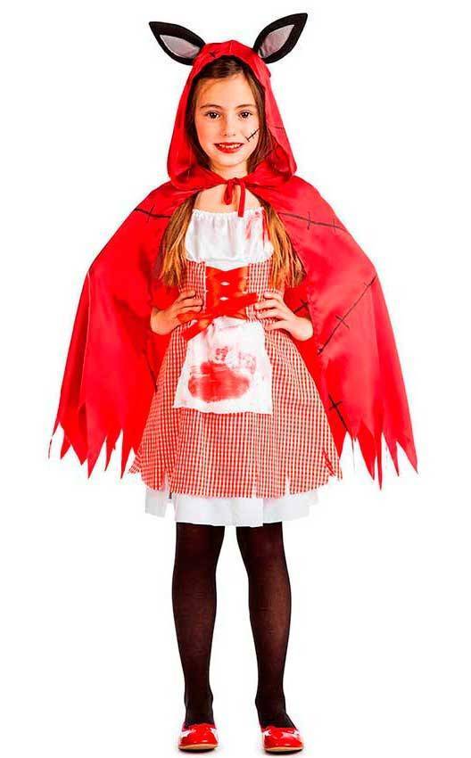 Costume cappuccetto rosso zombie donna