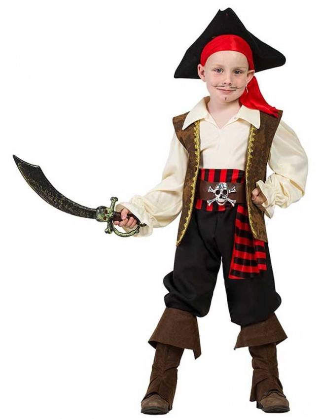 Costume da Capitan Pirata Bimbo 8905