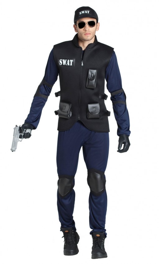 ▷ Costume da Poliziotto Swat Adulto Ref. K6374 【 NOVITA 2019 】