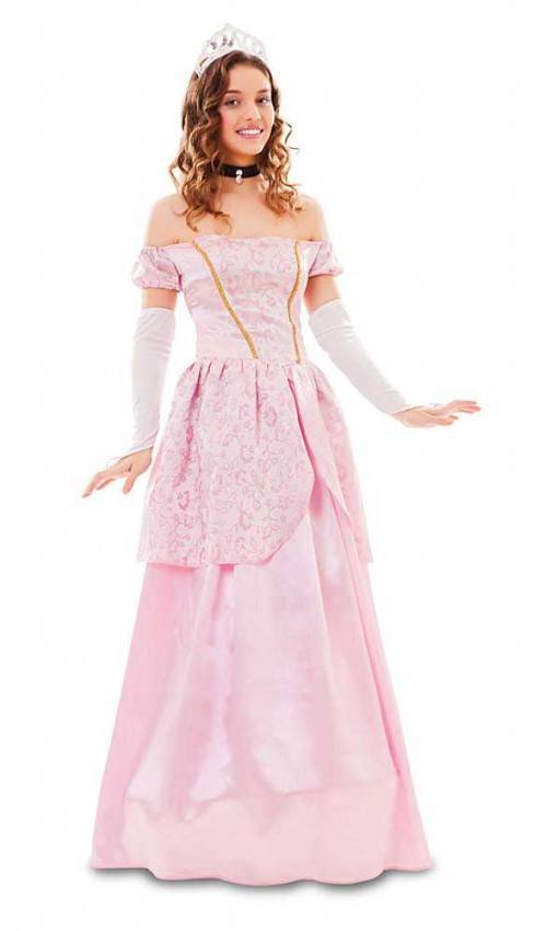 Costume Principessa Rosa Adulto Carnevale 7109