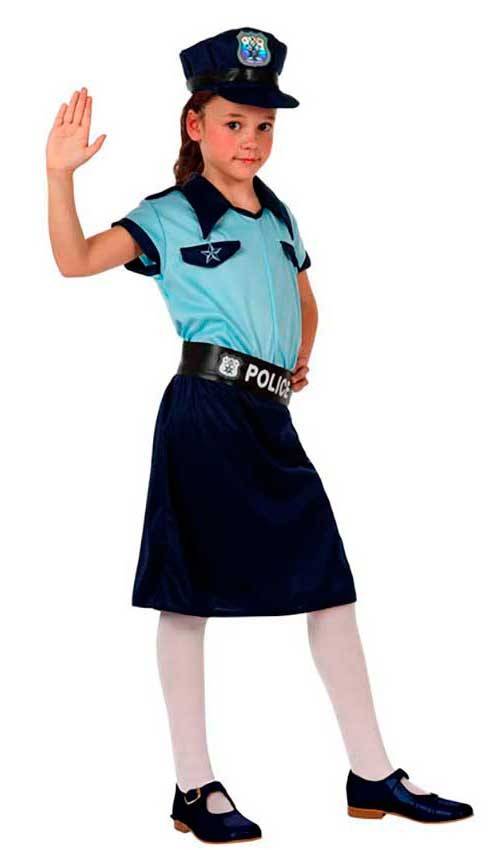 Costumi Poliziotta Bambina per Carnevale 10947