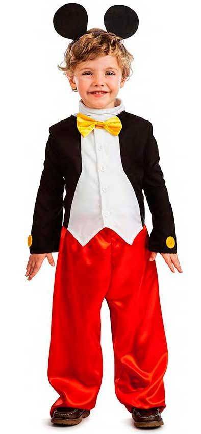 Partycolare- Costume Carnevale Bambino Topolino - Mickey Mouse 6/12 mesi