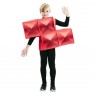 Costume Tetris Bambino Rosso per Carnevale | La Casa di Carnevale