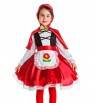 Costume Cappuccetto Rosso Taglia 1-2 Anni per Carnevale