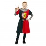 Costume da Crociato Medievale Nero e Rosso Bambino per Carnevale | La Casa di Carnevale