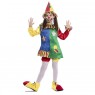 Costume da Pagliaccio Multicolore Bambina per Carnevale | La Casa di Carnevale