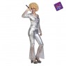 Costume Disco Argento Donna M/L per Carnevale | La Casa di Carnevale