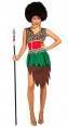 Costume Donna Africana Taglia M-L per Carnevale