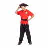 Costume Pirata Rosso Bambino per Carnevale | La Casa di Carnevale
