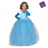 Costume Principessa Tutú Blu Bambina per Carnevale | La Casa di Carnevale