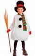Costume Pupazzo di Neve Taglia 3-4 Anni per Carnevale