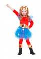Costume Supereroe Bambina Taglia 3-4 Anni per Carnevale