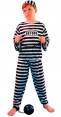 Costume Carcerato Prigioniero. Bambino per Carnevale | La Casa di Carnevale