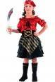 Costume Pirata-Corsaro Rosso Bambina per Carnevale | La Casa di Carnevale