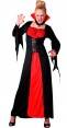 Costume Vampira Rosso e Nero Adulto per Carnevale | La Casa di Carnevale