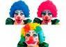 Parrucca Clown-Pagliaccio Multicolor