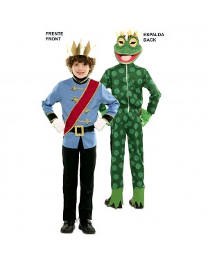 Costume Principe e Rane Bambino Doppio Fun!  per Carnevale | La Casa di Carnevale
