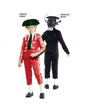Costume Torero e Toro Bambini Doppio Fun!  per Carnevale | La Casa di Carnevale