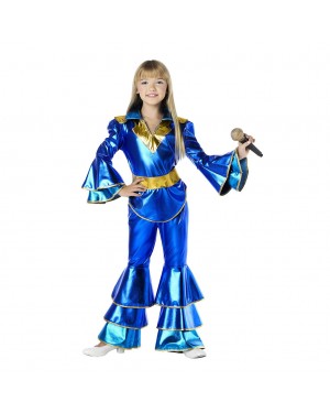 Costume Abba Blu Disco per Carnevale | La Casa di Carnevale