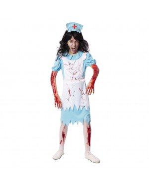 Costume Infermiera zombie Bambina per Halloween | La Casa di Carnevale