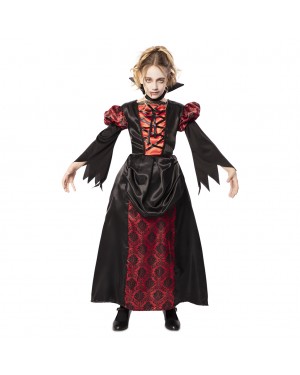 Costume Vampira Gotico Bambina per Halloween | La Casa di Carnevale