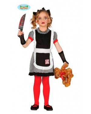 Costume Bambola Gothic Bambina per Carnevale
