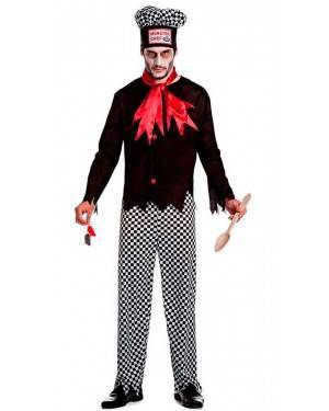Costume Chef Zombie Taglia S per Carnevale