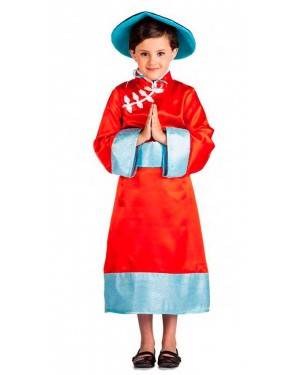 Costume Cinese Bambina Taglia 3-4 Anni per Carnevale
