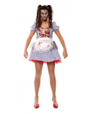Costume da Contadina Zombie Donna