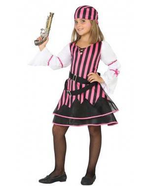 Costume Pirata Rosa Bambina