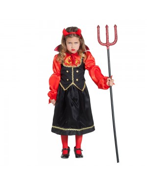 Costume da Vampira Fuoco Bambina per Carnevale | La Casa di Carnevale