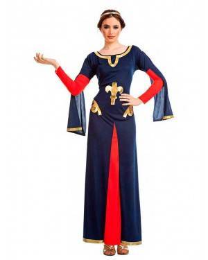 Costume Dama Medievale Taglia M-L per Carnevale