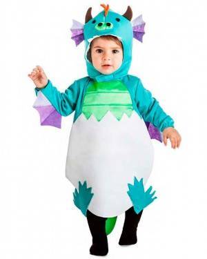 Costume Drago Baby Taglia 0-6 Mesi per Carnevale