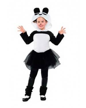 Costume Orsetto Panda Tutu Taglia 3-4 Anni per Carnevale