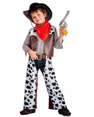 Costume Piccolo Cowboy Taglia 1-2 Anni per Carnevale