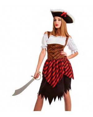 Costume Pirata Sexy Taglia M-L per Carnevale