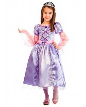 Costume Principessa Lila Taglia 3-4 Anni per Carnevale
