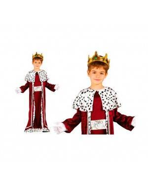 Costume Re Magio Rosso Bambino per Carnevale