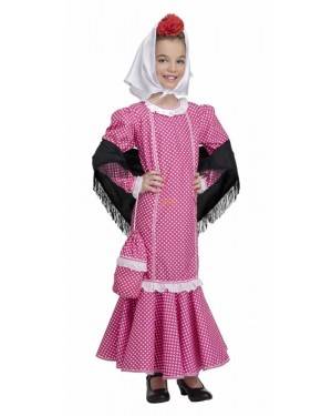 Costume tipico di Madrid Rosa Bambina