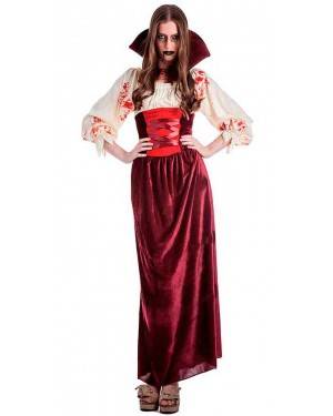 Costume Vampira Insanguinata Taglia S per Carnevale