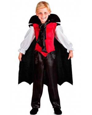 Costume Vampiro Pipistrelli Taglia 3-4 Anni per Carnevale