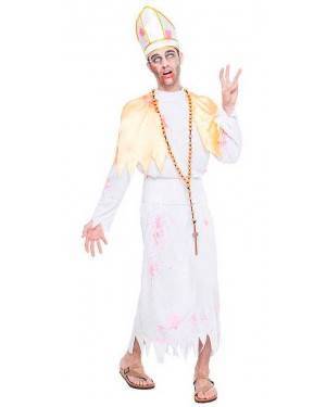 Costume Vescovo Zombie Taglia M-L per Carnevale