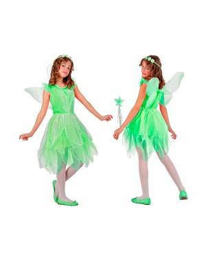 Costume Fata Verde Bambina