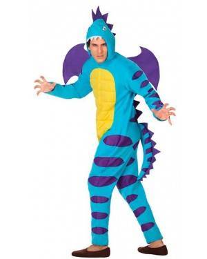 Costume Drago Blu Adulto
