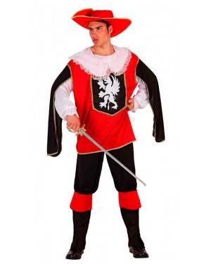 Costume Moschettiere Rosso Adulto per Carnevale | La Casa di Carnevale