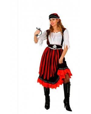 Costume Pirata Righe Donna