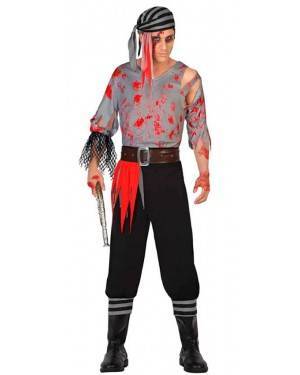 Costume Pirata Zombie Adulto