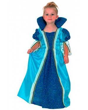 Costume Principessa Azzurro Tg. 2-4 Anni